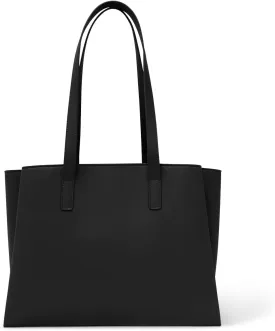 Work Tote Bags for Women 14Inch - Laptop Tote Bag with Zip Compartments - Large PU Leather Professional Office Purse
