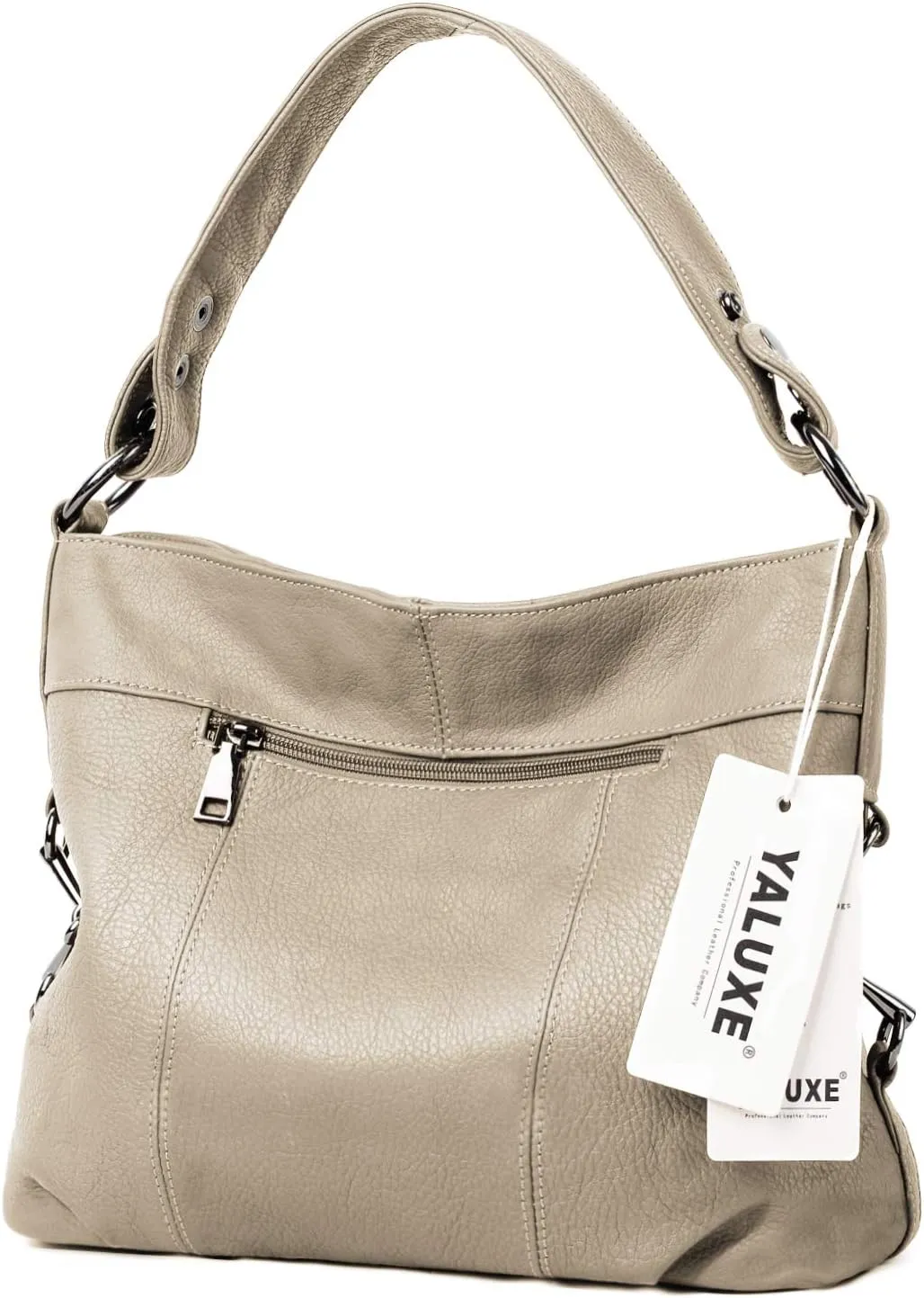 YALUXE Genuine Leather Shoulder Bags Stylish Hobo Handbags Purses Crossbody Bags for Women
