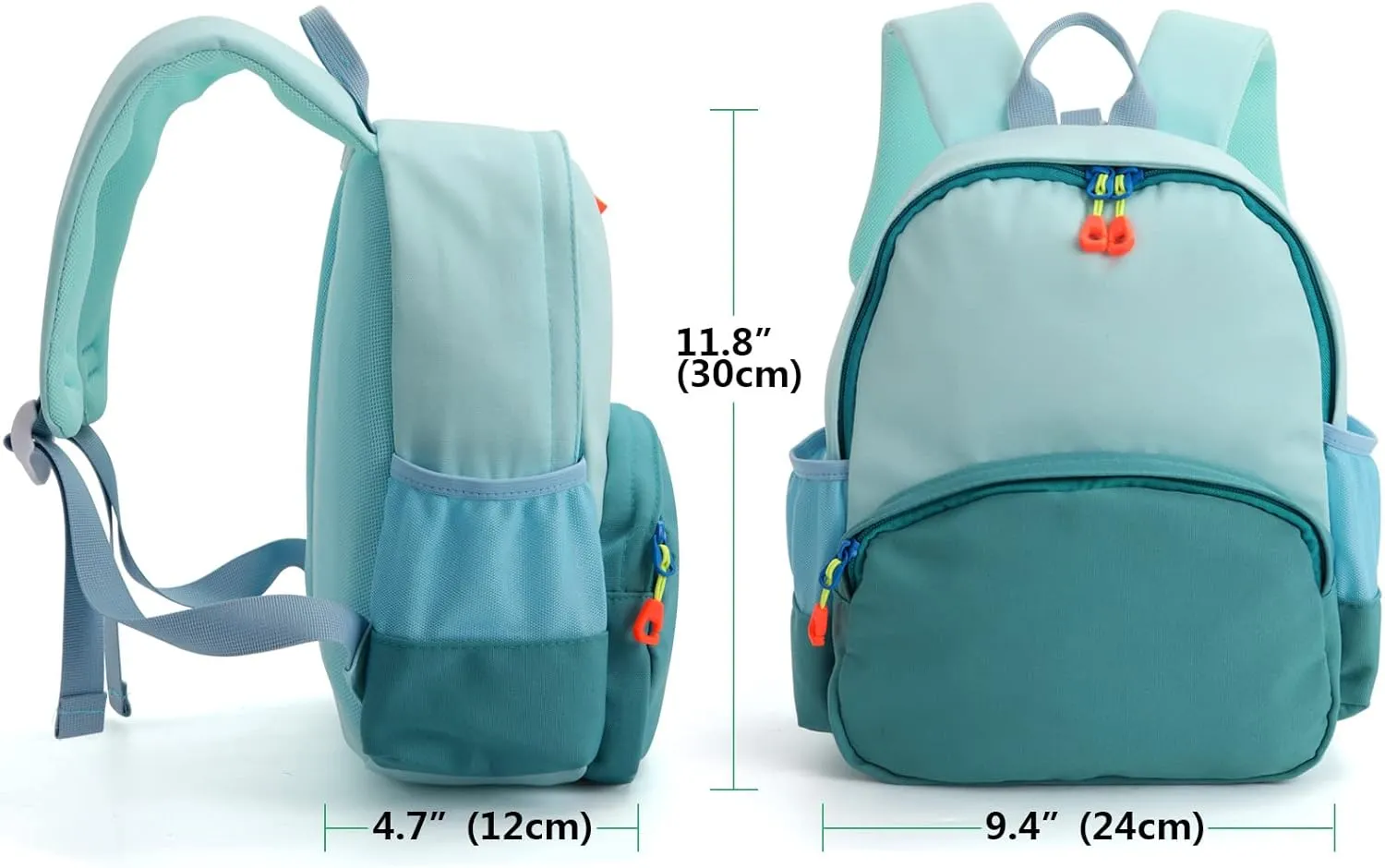 Zicac Children's Cute Canvas Backpacks Toddler Backpack (Blue)