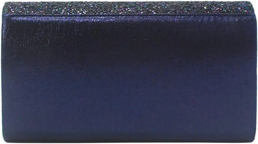 ZIUMUDY Women's Sparkle Evening Bags Envelope Clutches Shoulder Chain Handbag Bridal Wedding Purse